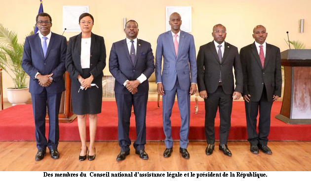 Installation du Conseil national d’assistance légale